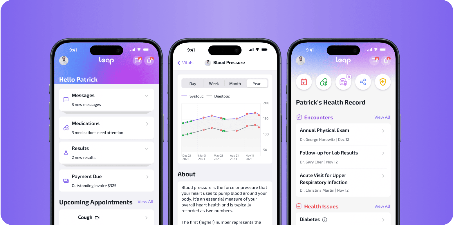 LEAP Health patient portal